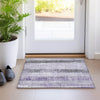 Piper Looms Chantille Stripes ACN1868 Lavender Machine Washable Area Rug Scatter Lifestyle Image Feature