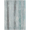 Piper Looms Chantille Stripes ACN1868 Seafoam Machine Washable Area Rug main image