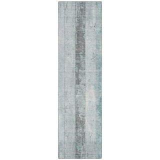 Piper Looms Chantille Stripes ACN1868 Seafoam Machine Washable Area Rug Runner Main Image