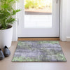 Piper Looms Chantille Floral ACN1869 Lavender Machine Washable Area Rug Scatter Lifestyle Image Feature