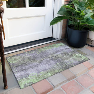Piper Looms Chantille Floral ACN1869 Lavender Machine Washable Area Rug Scatter Outdoor Lifestyle Image Feature