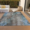 Piper Looms Chantille Floral ACN1869 Taupe Machine Washable Area Rug Outdoor Lifestyle Image Feature