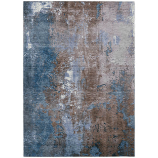 Piper Looms Chantille Abstract ACN1870 Brown Machine Washable Area Rug main image