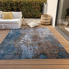 Piper Looms Chantille Abstract ACN1870 Brown Machine Washable Area Rug Outdoor Lifestyle Image Feature