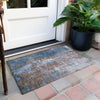 Piper Looms Chantille Abstract ACN1870 Brown Machine Washable Area Rug Scatter Outdoor Lifestyle Image Feature
