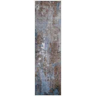Piper Looms Chantille Abstract ACN1870 Coffee Machine Washable Area Rug Runner Main Image