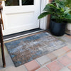 Piper Looms Chantille Abstract ACN1870 Coffee Machine Washable Area Rug Scatter Outdoor Lifestyle Image Feature