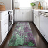 Piper Looms Chantille Abstract ACN1870 Emerald Machine Washable Area Rug Runner Lifestyle Image Feature