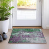 Piper Looms Chantille Abstract ACN1870 Emerald Machine Washable Area Rug Scatter Lifestyle Image Feature