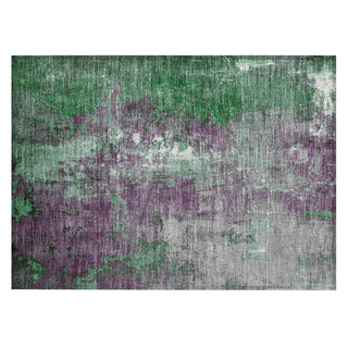 Piper Looms Chantille Abstract ACN1870 Emerald Machine Washable Area Rug Scatter Main Image