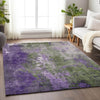 Piper Looms Chantille Abstract ACN1870 Olive Machine Washable Area Rug Lifestyle Image Feature