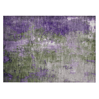 Piper Looms Chantille Abstract ACN1870 Olive Machine Washable Area Rug Scatter Main Image