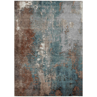 Piper Looms Chantille Abstract ACN1870 Paprika Machine Washable Area Rug main image