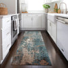 Piper Looms Chantille Abstract ACN1870 Paprika Machine Washable Area Rug Runner Lifestyle Image Feature