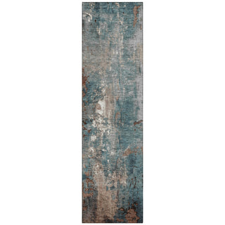 Piper Looms Chantille Abstract ACN1870 Paprika Machine Washable Area Rug Runner Main Image