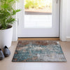 Piper Looms Chantille Abstract ACN1870 Paprika Machine Washable Area Rug Scatter Lifestyle Image Feature