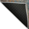 Piper Looms Chantille Abstract ACN1870 Teal Machine Washable Area Rug Backing Image