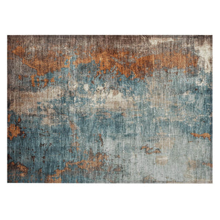 Piper Looms Chantille Abstract ACN1870 Teal Machine Washable Area Rug Scatter Main Image