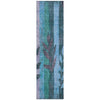 Piper Looms Chantille Floral ACN1871 Denim Machine Washable Area Rug Runner Main Image