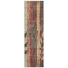 Piper Looms Chantille Floral ACN1871 Terracotta Machine Washable Area Rug Runner Main Image