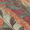 Piper Looms Chantille Floral ACN1871 Terracotta Machine Washable Area Rug Swatch Image