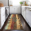 Piper Looms Chantille Floral ACN1871 Wheat Machine Washable Area Rug Runner Lifestyle Image Feature