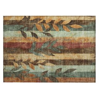 Piper Looms Chantille Floral ACN1871 Wheat Machine Washable Area Rug Scatter Main Image