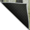 Piper Looms Chantille Stripes ACN1872 Aloe Machine Washable Area Rug Backing Image