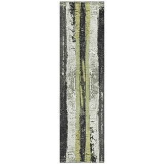 Piper Looms Chantille Stripes ACN1872 Aloe Machine Washable Area Rug Runner Main Image