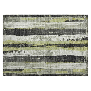 Piper Looms Chantille Stripes ACN1872 Aloe Machine Washable Area Rug Scatter Main Image