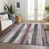 Piper Looms Chantille Stripes ACN1872 Blush Machine Washable Area Rug Lifestyle Image Feature