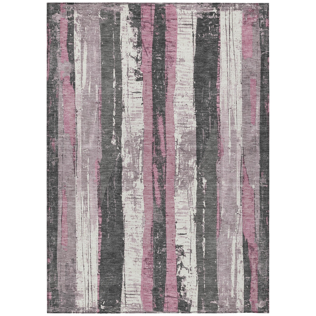 Piper Looms Chantille Stripes ACN1872 Blush Machine Washable Area Rug main image