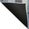 Piper Looms Chantille Stripes ACN1872 Denim Machine Washable Area Rug Backing Image