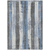 Piper Looms Chantille Stripes ACN1872 Denim Machine Washable Area Rug main image