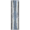 Piper Looms Chantille Stripes ACN1872 Denim Machine Washable Area Rug Runner Main Image
