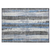 Piper Looms Chantille Stripes ACN1872 Denim Machine Washable Area Rug Scatter Main Image