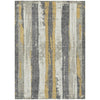 Piper Looms Chantille Stripes ACN1872 Gold Machine Washable Area Rug main image