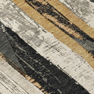 Piper Looms Chantille Stripes ACN1872 Taupe Machine Washable Area Rug Swatch Image