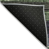 Piper Looms Chantille Stripes ACN1873 Aloe Machine Washable Area Rug Backing Image