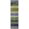 Piper Looms Chantille Stripes ACN1873 Aloe Machine Washable Area Rug Runner Main Image