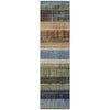 Piper Looms Chantille Stripes ACN1873 Blue Machine Washable Area Rug Runner Main Image