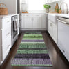 Piper Looms Chantille Stripes ACN1873 Purple Machine Washable Area Rug Runner Lifestyle Image Feature