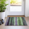 Piper Looms Chantille Stripes ACN1873 Purple Machine Washable Area Rug Scatter Lifestyle Image Feature