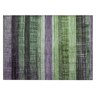 Piper Looms Chantille Stripes ACN1873 Purple Machine Washable Area Rug Scatter Main Image