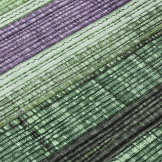 Piper Looms Chantille Stripes ACN1873 Purple Machine Washable Area Rug Swatch Image