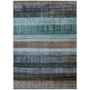 Piper Looms Chantille Stripes ACN1873 Teal Machine Washable Area Rug main image