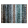 Piper Looms Chantille Stripes ACN1873 Teal Machine Washable Area Rug Scatter Main Image