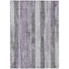 Piper Looms Chantille Stripes ACN1874 Lavender Machine Washable Area Rug main image