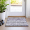 Piper Looms Chantille Stripes ACN1874 Lavender Machine Washable Area Rug Scatter Lifestyle Image Feature