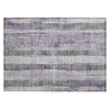 Piper Looms Chantille Stripes ACN1874 Lavender Machine Washable Area Rug Scatter Main Image
